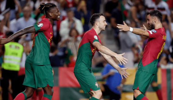 欧预赛-葡萄牙9-0卢森堡创队史最大比分胜利 拉莫斯若塔双响